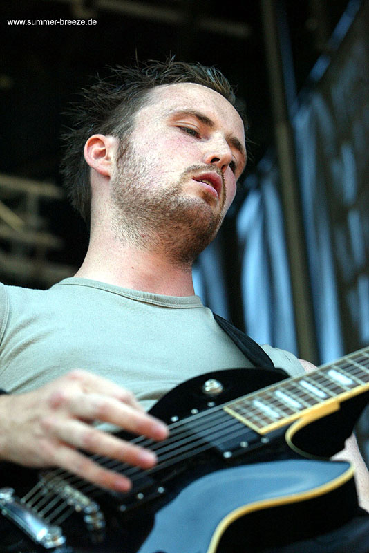 Bild eines Mitglieds der Band Callenish Circle beim Live-Auftritt.